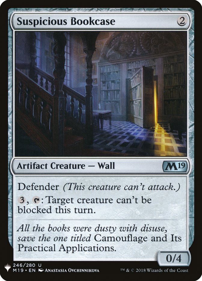 Suspicious Bookcase [Mystery Booster] | Local Legends