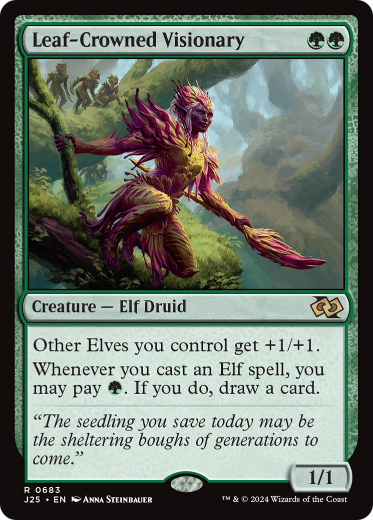 Leaf-Crowned Visionary [Foundations Jumpstart] | Local Legends