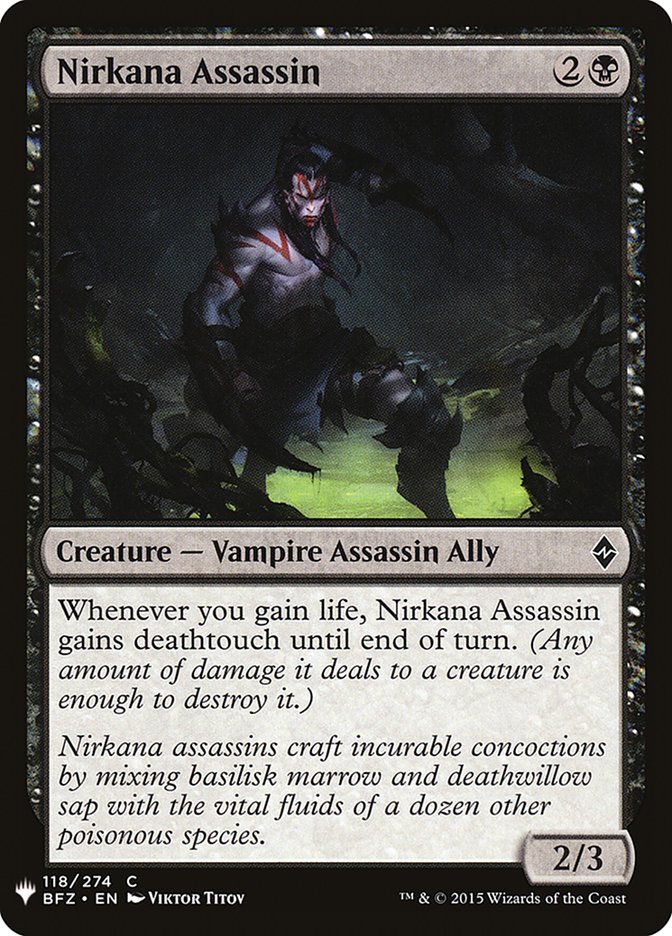 Nirkana Assassin [Mystery Booster] | Golgari Games