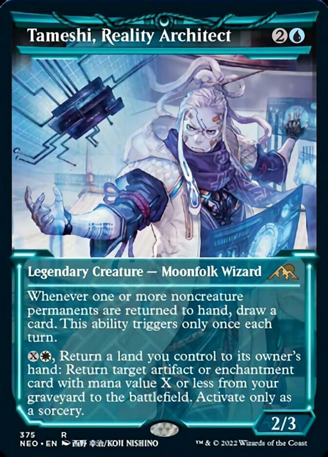 Tameshi, Reality Architect (Showcase Soft Glow) [Kamigawa: Neon Dynasty] | Local Legends