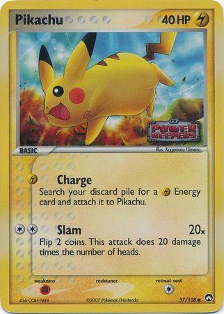Pikachu (57/108) (Stamped) [EX: Power Keepers] | Local Legends