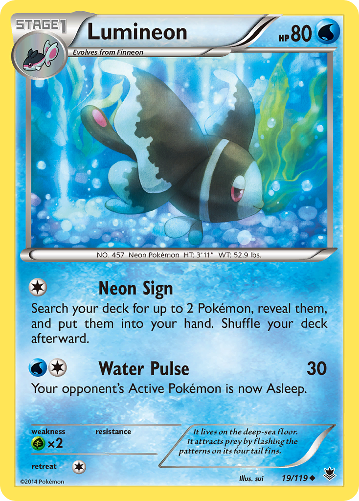 Lumineon (19/119) [XY: Phantom Forces] | Local Legends