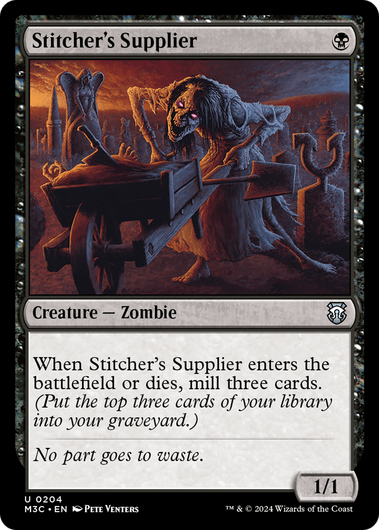 Stitcher's Supplier (Ripple Foil) [Modern Horizons 3 Commander] | Local Legends
