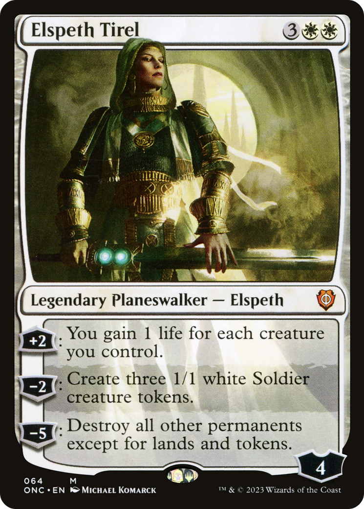 Elspeth Tirel [Phyrexia: All Will Be One Commander] | Golgari Games