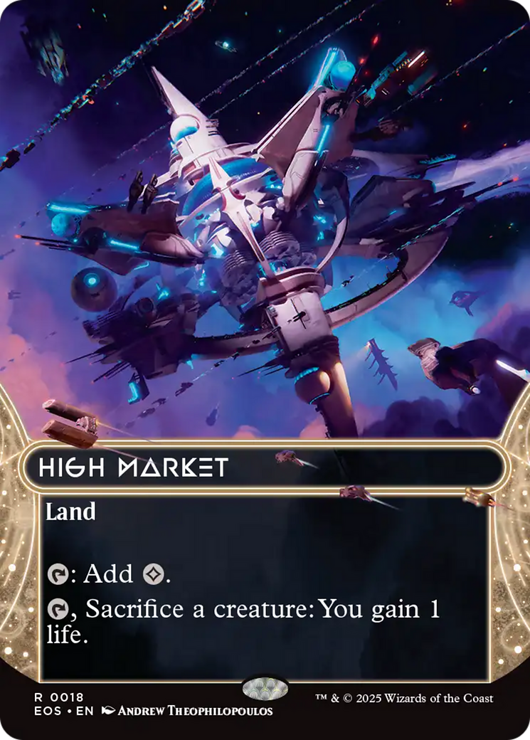 High Market (0018) (Borderless) [Edge of Eternities: Stellar Sights] | Local Legends