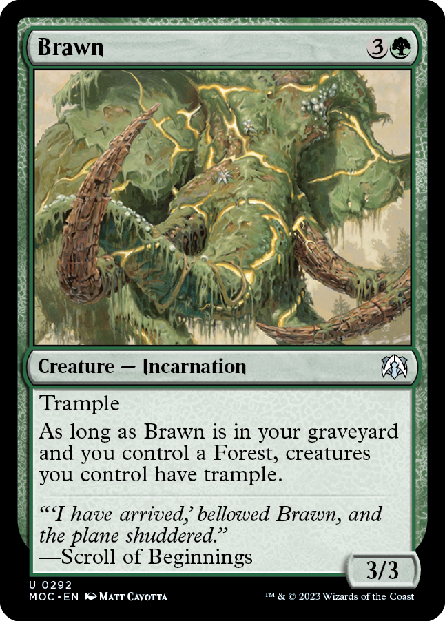 Brawn [March of the Machine Commander] | Golgari Games