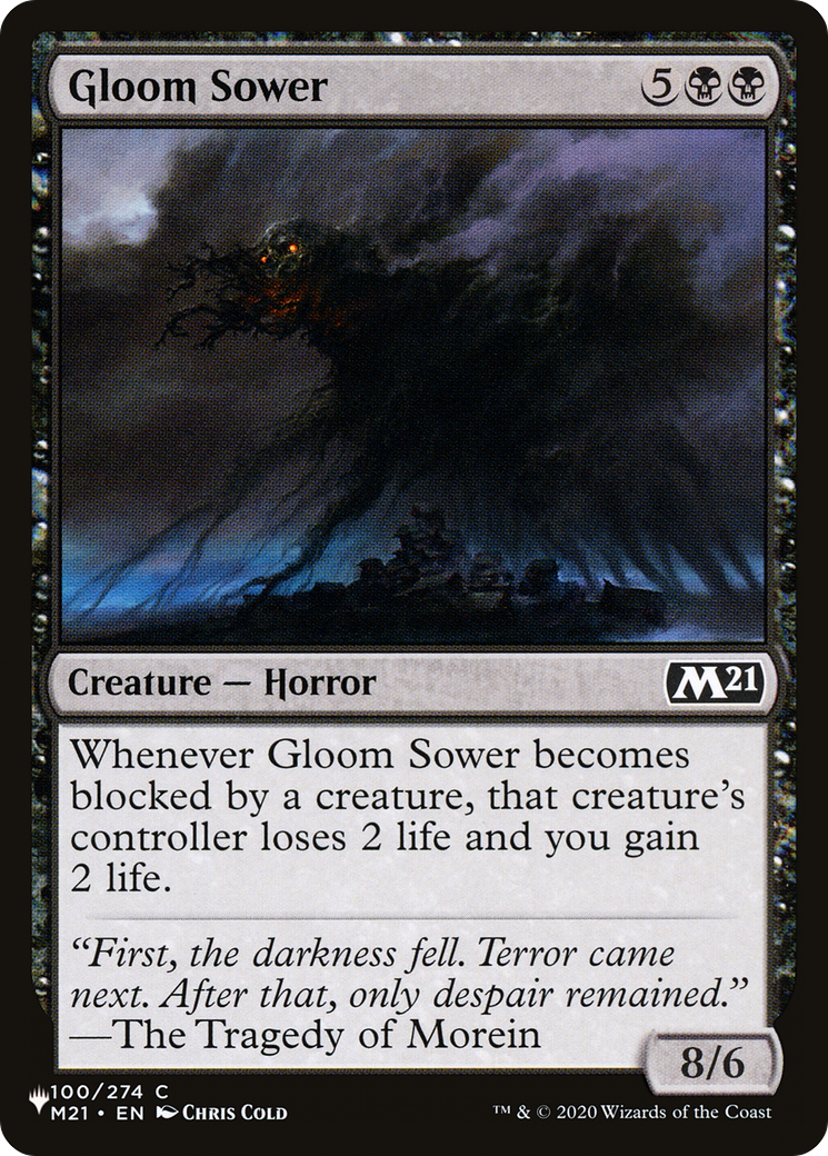 Gloom Sower [The List] | Local Legends