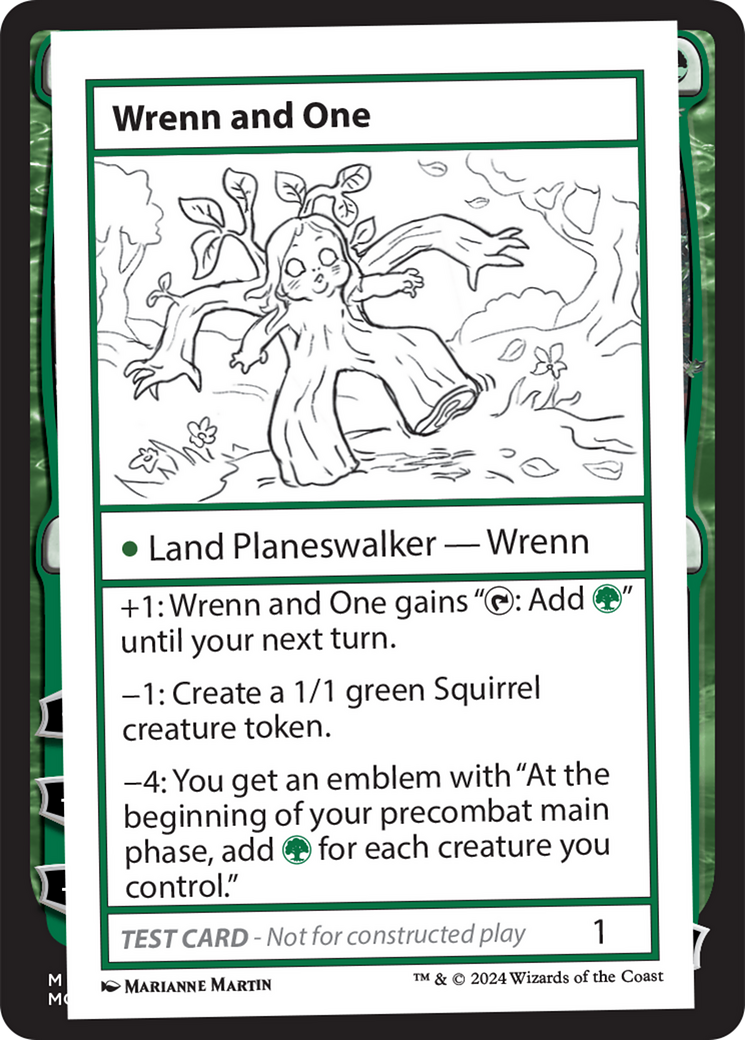 Wrenn and One [Mystery Booster 2 Playtest Cards] | Golgari Games