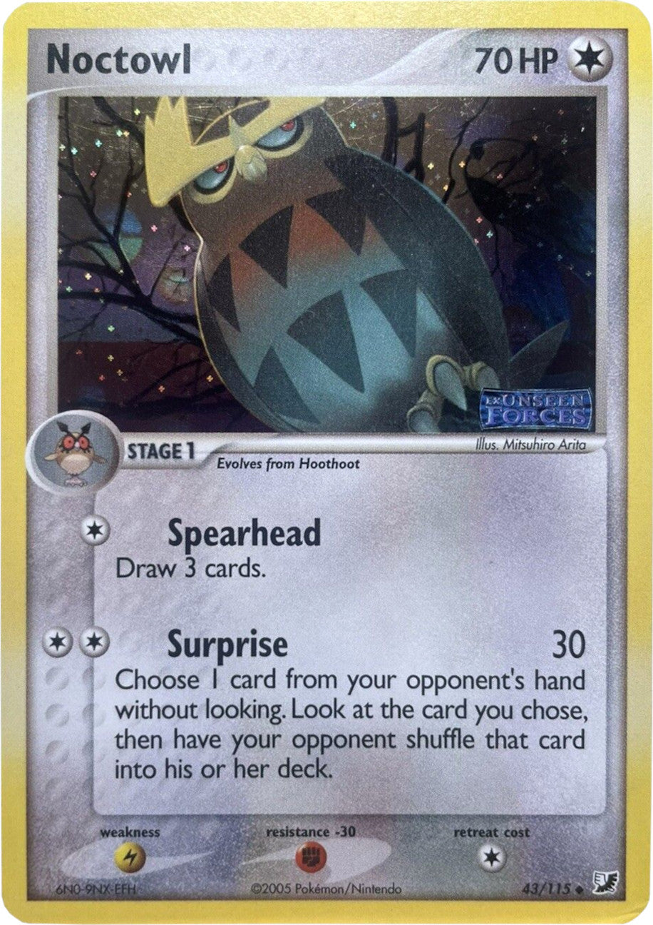 Noctowl (43/115) (Stamped) [EX: Unseen Forces] | Local Legends