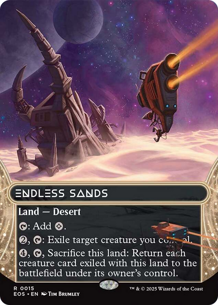 Endless Sands (0015) (Borderless) [Edge of Eternities: Stellar Sights] | Local Legends