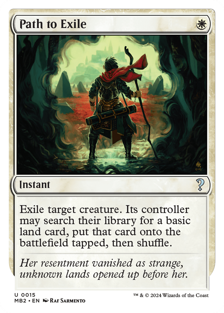 Path to Exile (White Border) [Mystery Booster 2] | Local Legends