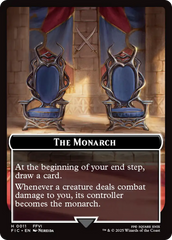 The Blackjack // The Monarch Double-Sided Token (Surge Foil) [FINAL FANTASY Commander Tokens] | Local Legends