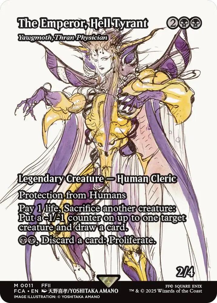The Emperor, Hell Tyrant - Yawgmoth, Thran Physician (Showcase) [FINAL FANTASY : Through the Ages] | Local Legends