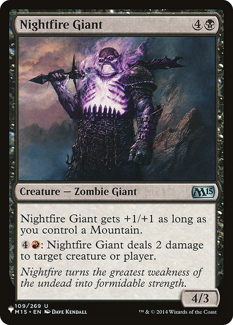 Nightfire Giant [The List] | Local Legends