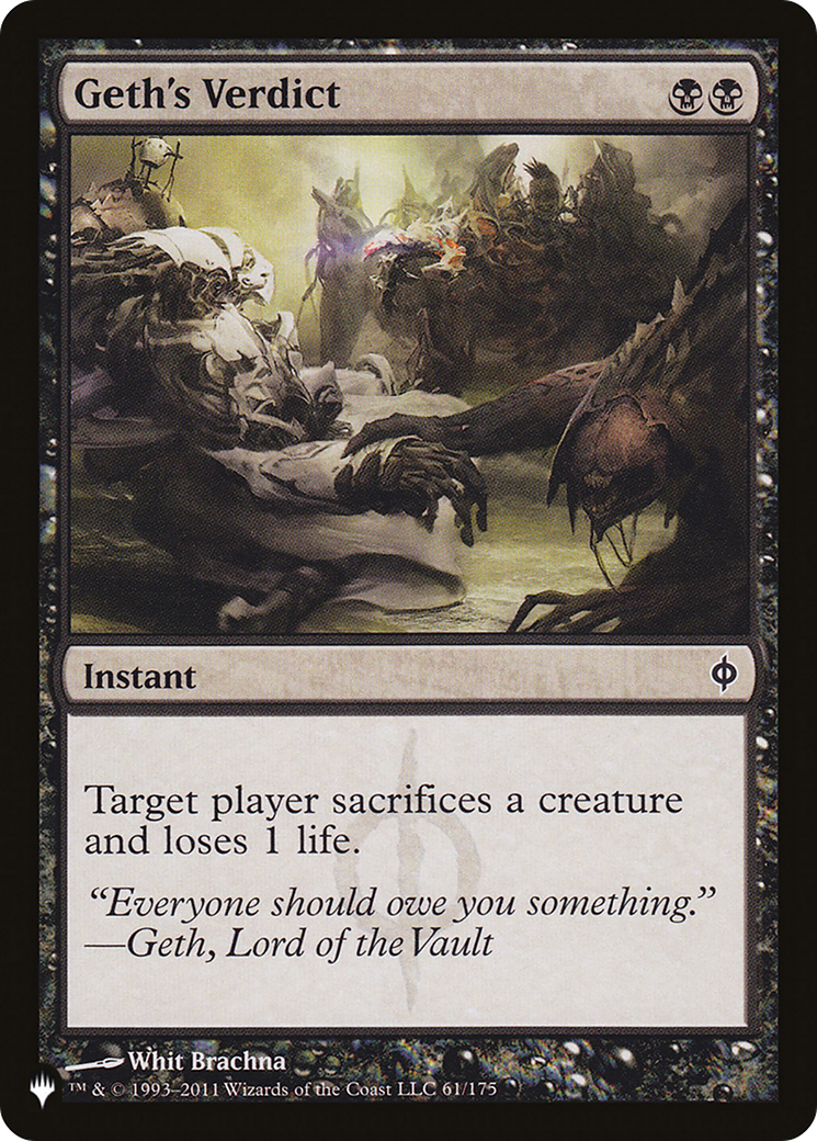 Geth's Verdict [The List] | Local Legends