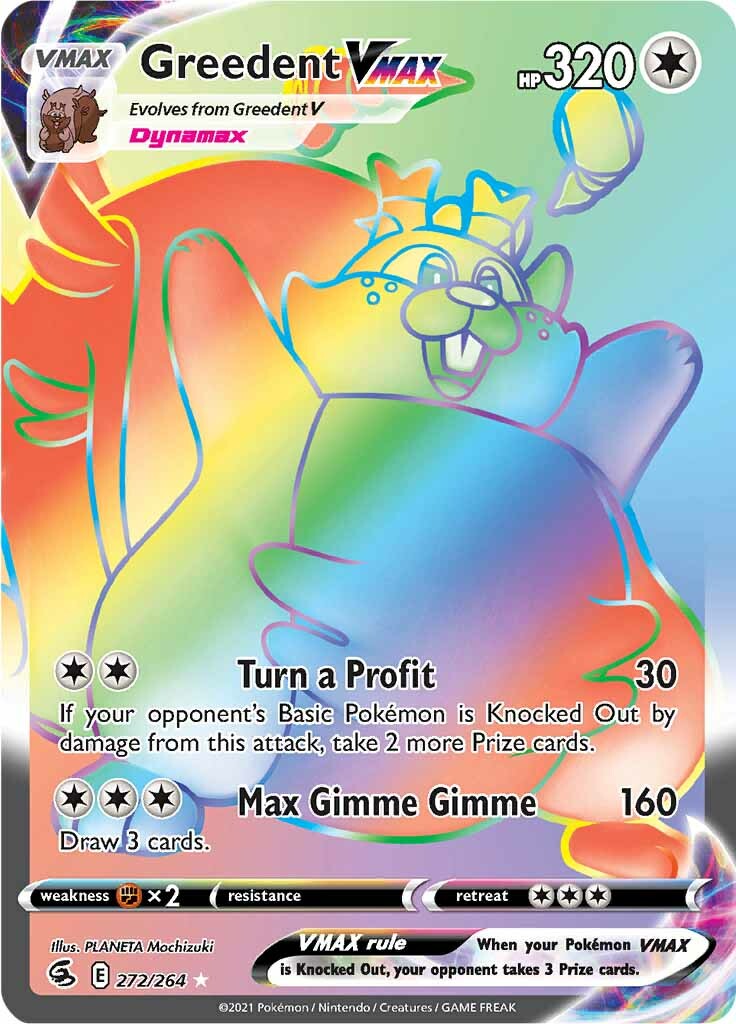 Greedent VMAX (272/264) [Sword & Shield: Fusion Strike] | Local Legends