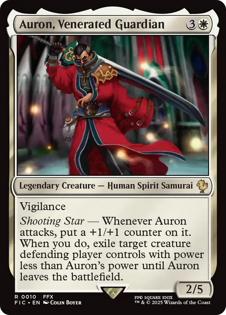 Auron, Venerated Guardian [FINAL FANTASY Commander] | Local Legends