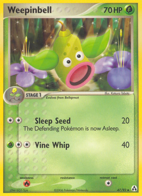Weepinbell (47/92) [EX: Legend Maker] | Local Legends