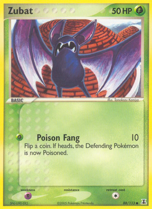 Zubat (88/113) [EX: Delta Species] | Local Legends
