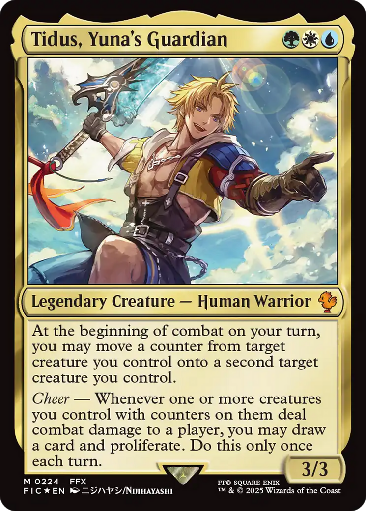 Tidus, Yuna's Guardian (Surge Foil) [FINAL FANTASY Commander] | Local Legends