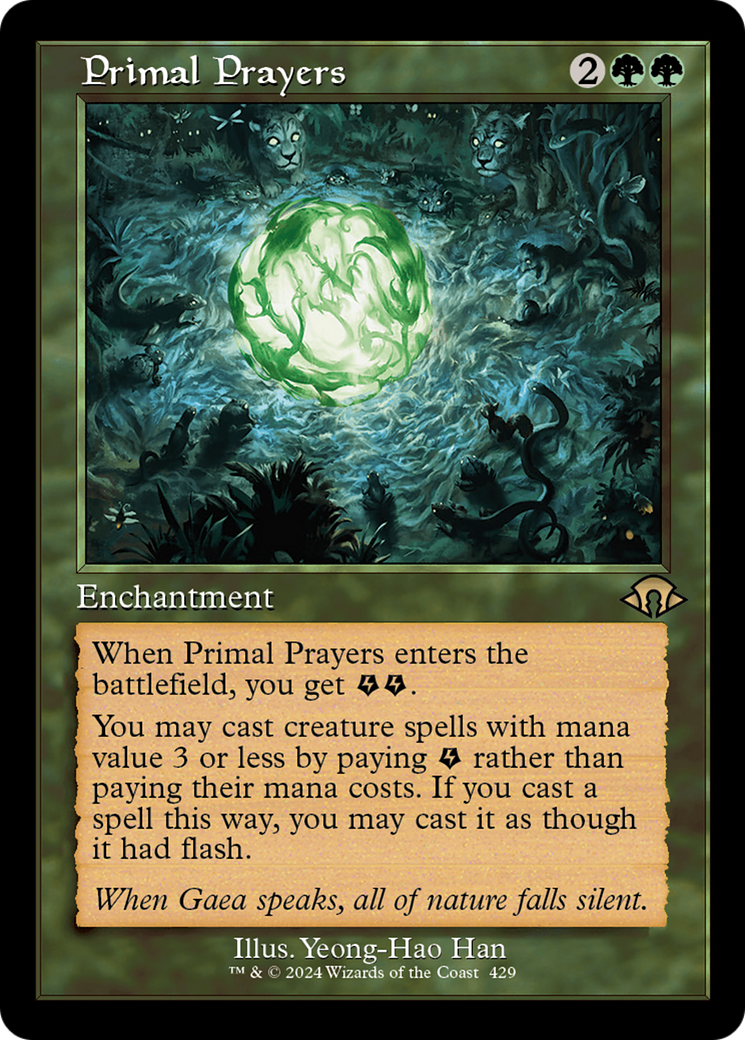 Primal Prayers (Retro) [Modern Horizons 3] | Local Legends