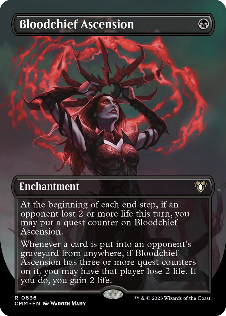 Bloodchief Ascension (Borderless Alternate Art) [Commander Masters] | Golgari Games