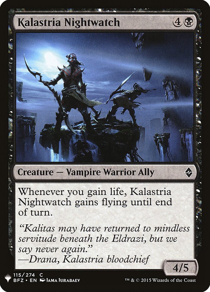 Kalastria Nightwatch [Mystery Booster] | Local Legends