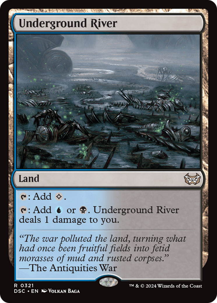 Underground River [Duskmourn: House of Horror Commander] | Local Legends