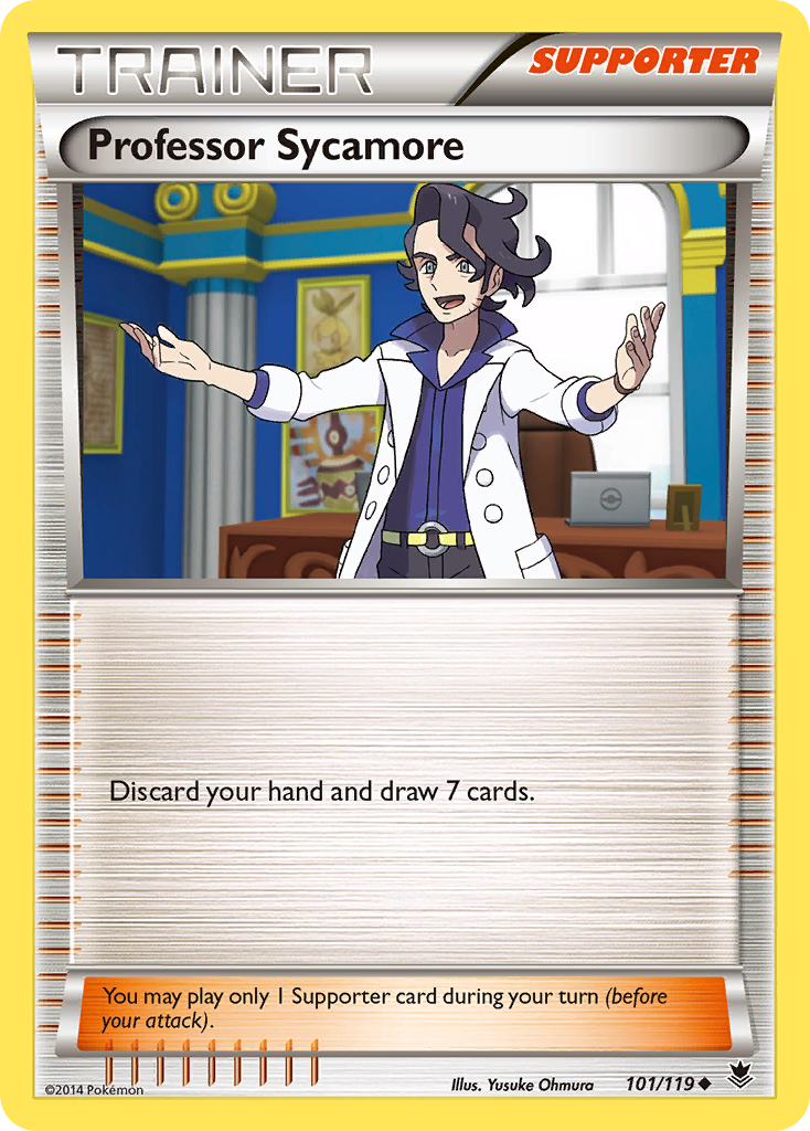 Professor Sycamore (101/119) [XY: Phantom Forces] | Local Legends