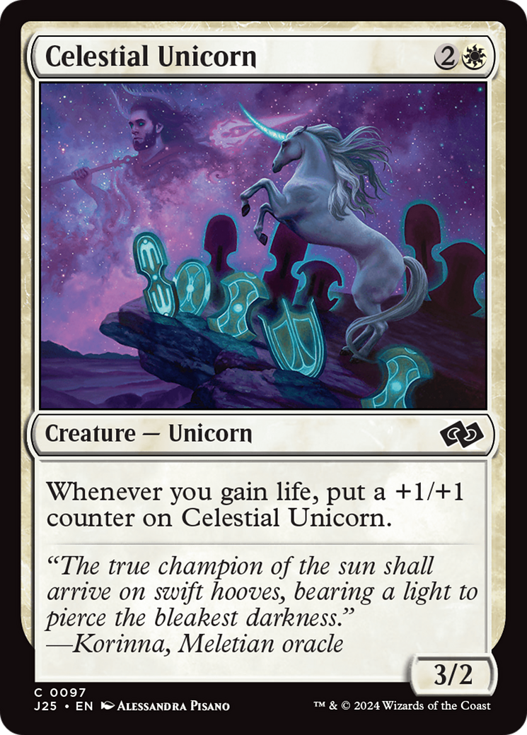 Celestial Unicorn [Foundations Jumpstart] | Local Legends