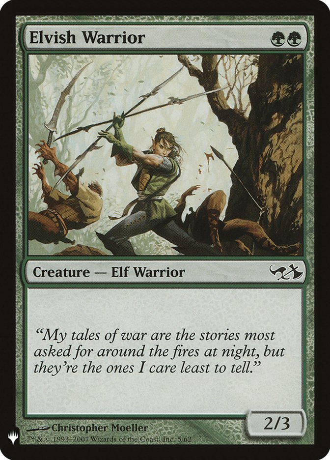 Elvish Warrior [Mystery Booster] | Local Legends