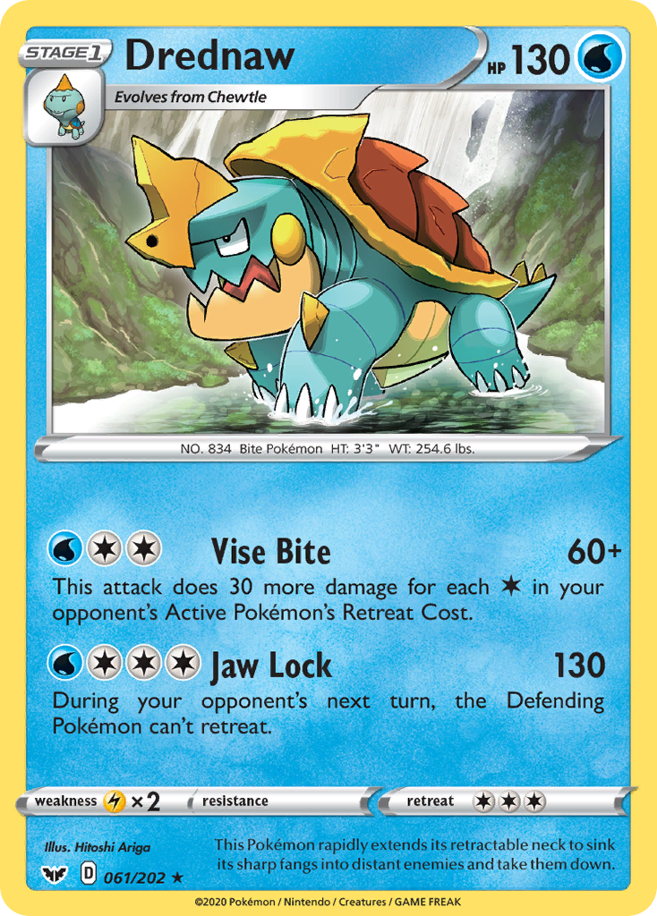 Drednaw (061/202) [Sword & Shield: Base Set] | Local Legends