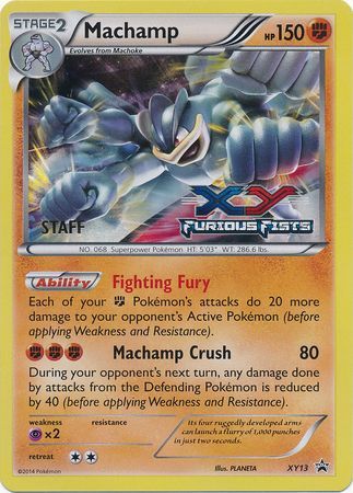 Machamp (XY13) (Staff) [XY: Black Star Promos] | Golgari Games