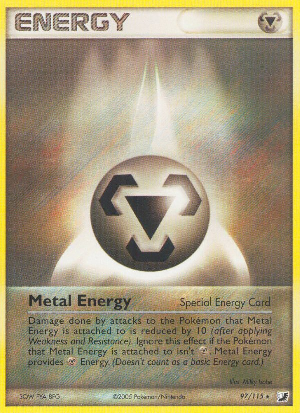 Metal Energy (97/115) [EX: Unseen Forces] | Golgari Games