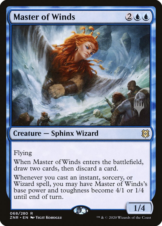 Master of Winds (Promo Pack) [Zendikar Rising Promos] | Local Legends