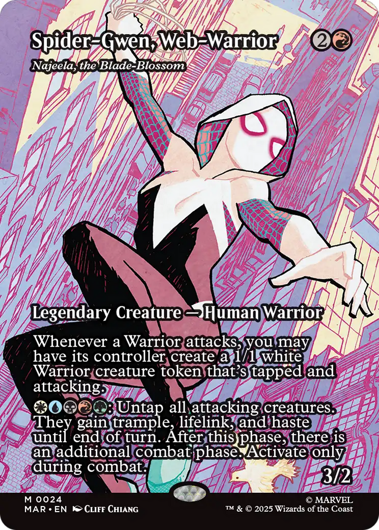 Spider-Gwen, Web-Warrior - Najeela, the Blade-Blossom [Marvel Universe: Eternal-Legal] | Local Legends