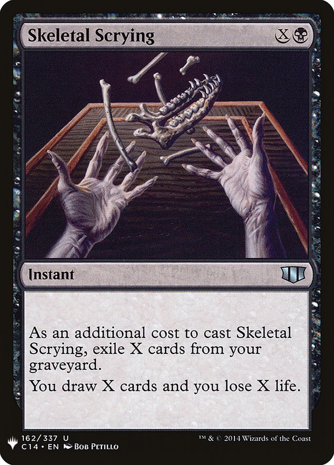 Skeletal Scrying [Mystery Booster] | Local Legends