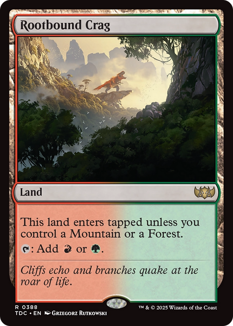 Rootbound Crag [Tarkir: Dragonstorm Commander] | Local Legends