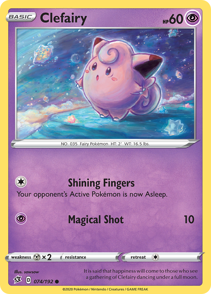 Clefairy (074/192) [Sword & Shield: Rebel Clash] | Golgari Games