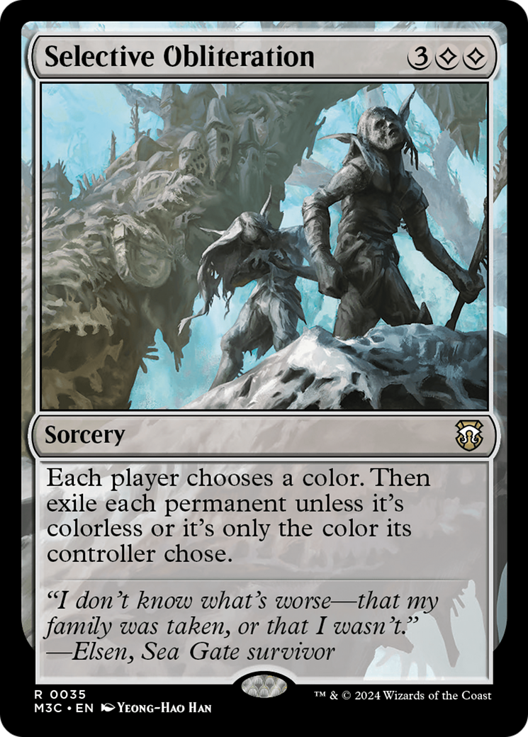 Selective Obliteration (Ripple Foil) [Modern Horizons 3 Commander] | Local Legends