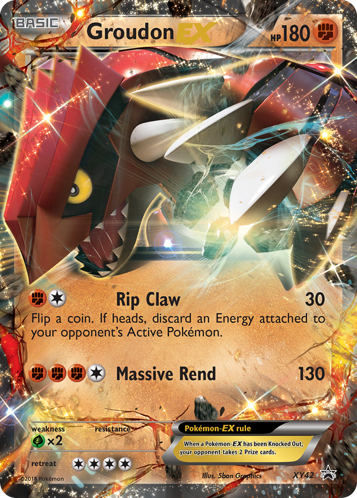 Groudon EX (XY42) [XY: Black Star Promos] | Golgari Games