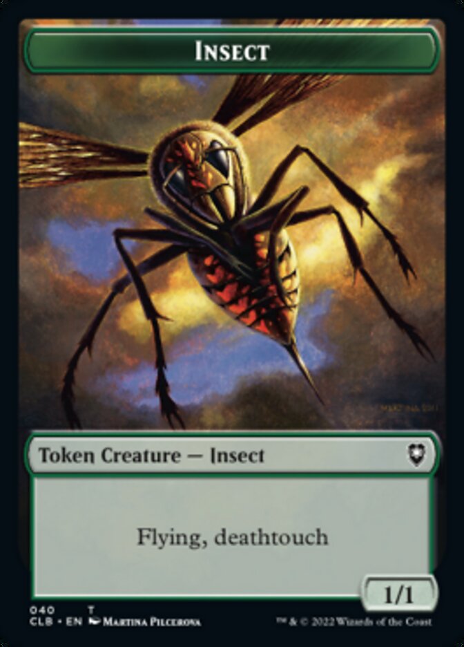Spider // Insect Double-Sided Token [Commander Legends: Battle for Baldur's Gate Tokens] | Local Legends