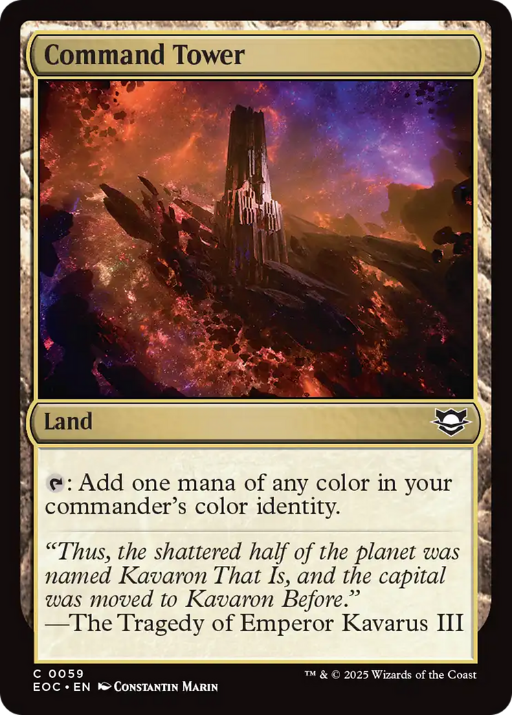 Command Tower [Edge of Eternities Commander] | Local Legends