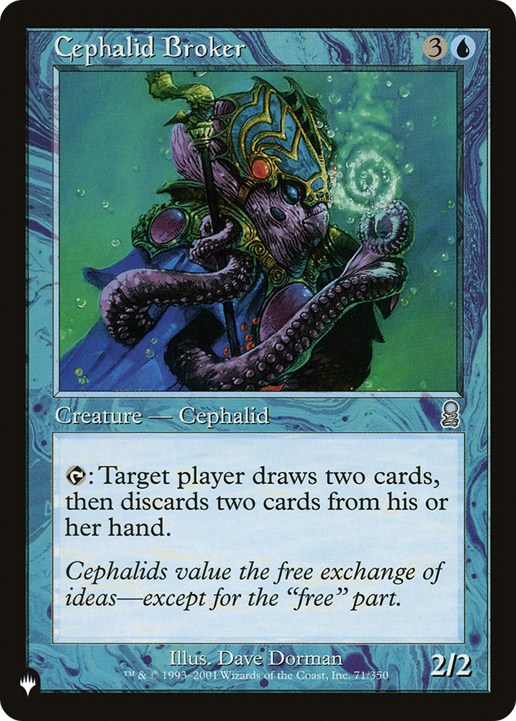 Cephalid Broker [The List] | Local Legends