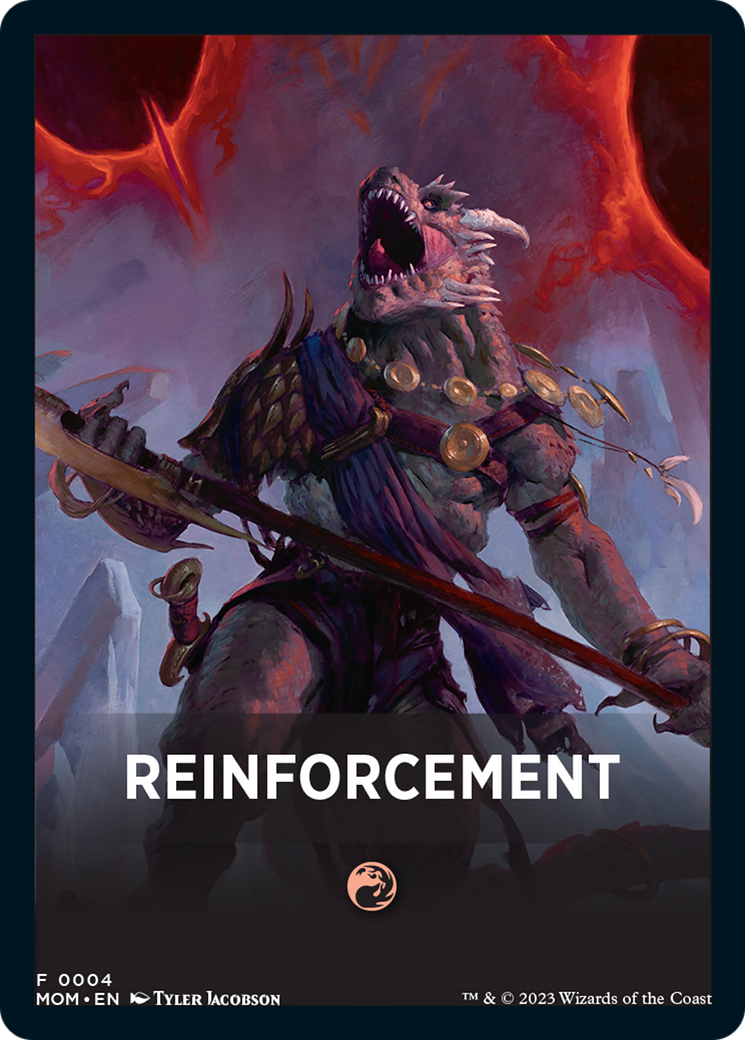 Reinforcement Theme Card [March of the Machine Tokens] | Golgari Games