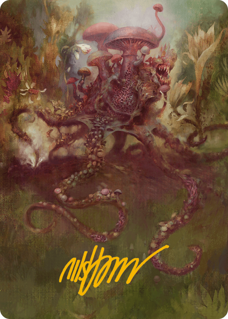 Sowing Mycospawn Art Card (Gold-Stamped Signature) [Modern Horizons 3 Art Series] | Local Legends