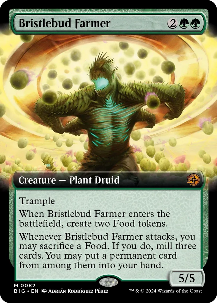 Bristlebud Farmer (Extended Art) [Outlaws of Thunder Junction: The Big Score] | Golgari Games