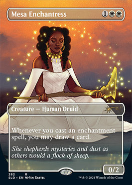Mesa Enchantress (Borderless) [Secret Lair Drop Series] | Local Legends