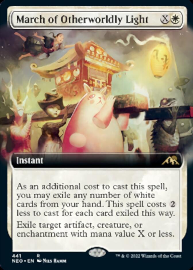 March of Otherworldly Light (Extended Art) [Kamigawa: Neon Dynasty] | Local Legends