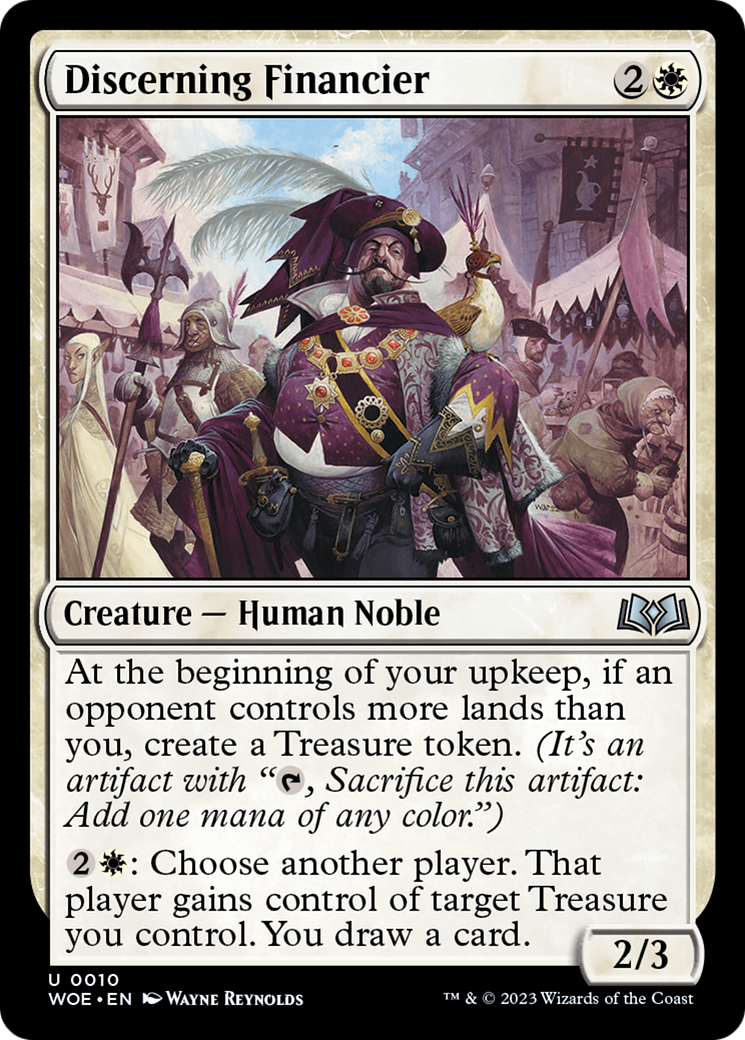 Discerning Financier [Wilds of Eldraine] | Local Legends